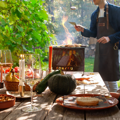 BonFeu- BonVes 34cm Outdoor Fire Basket & Grill