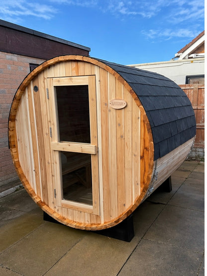 Fonteyn- Outdoor Barrel Sauna 6ft Rustic