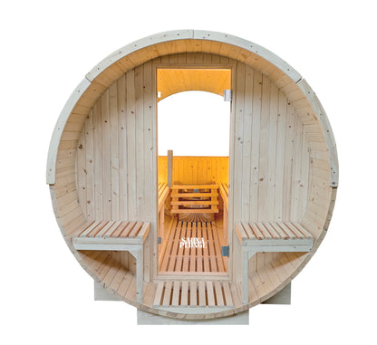 Sauna Plunge- Pennine Barrel 4-6 Person Outdoor Sauna