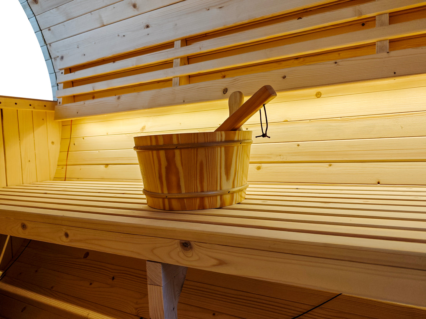 Sauna Plunge- Pennine Barrel 4-6 Person Outdoor Sauna