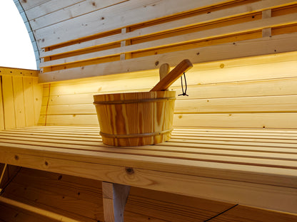 Sauna Plunge- Pennine Barrel 4-6 Person Outdoor Sauna