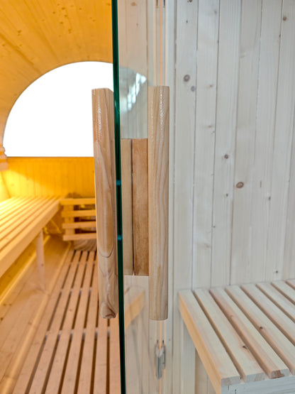 Sauna Plunge- Pennine Barrel 4-6 Person Outdoor Sauna