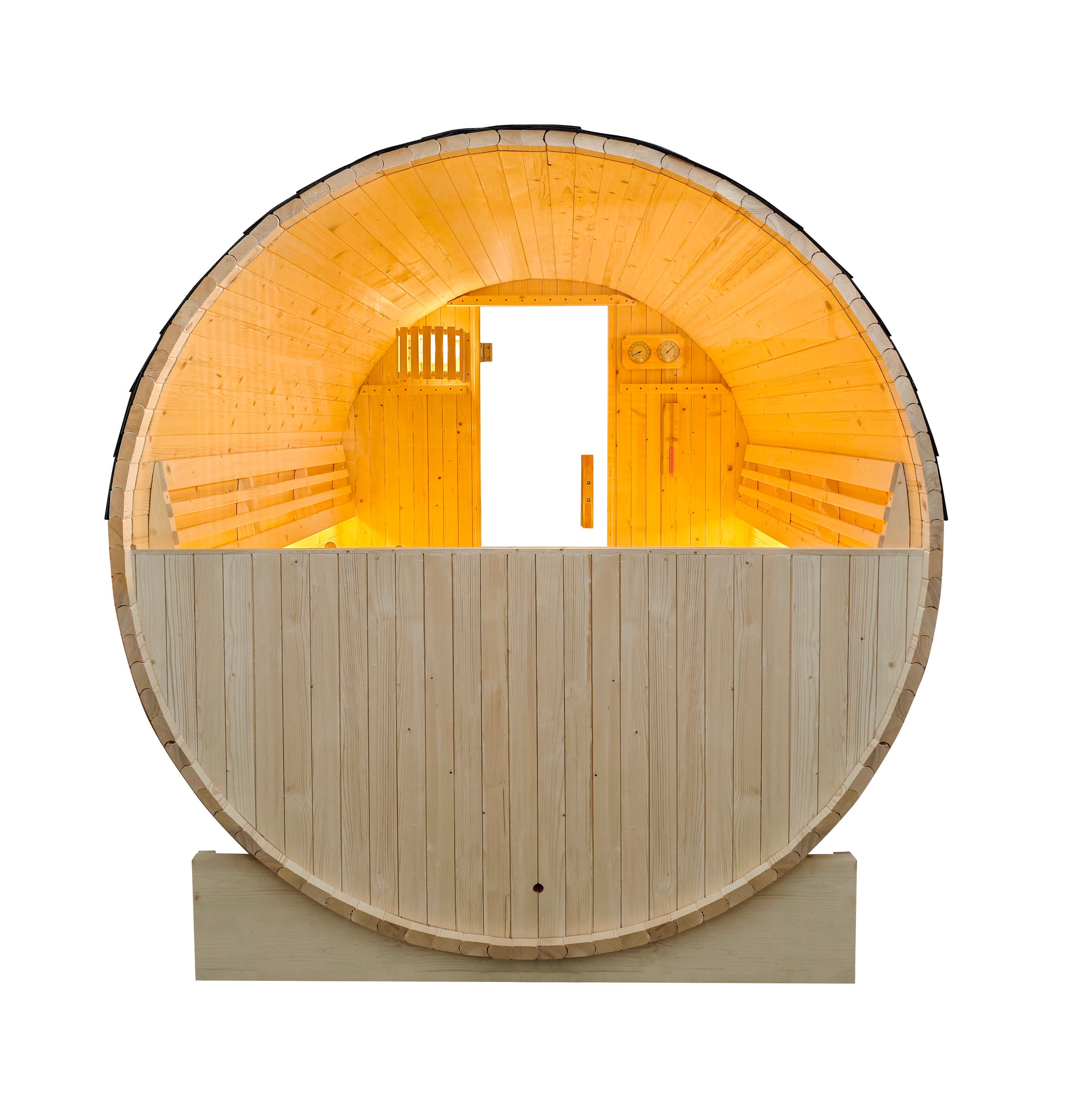 Sauna Plunge- Pennine Barrel 4-6 Person Outdoor Sauna