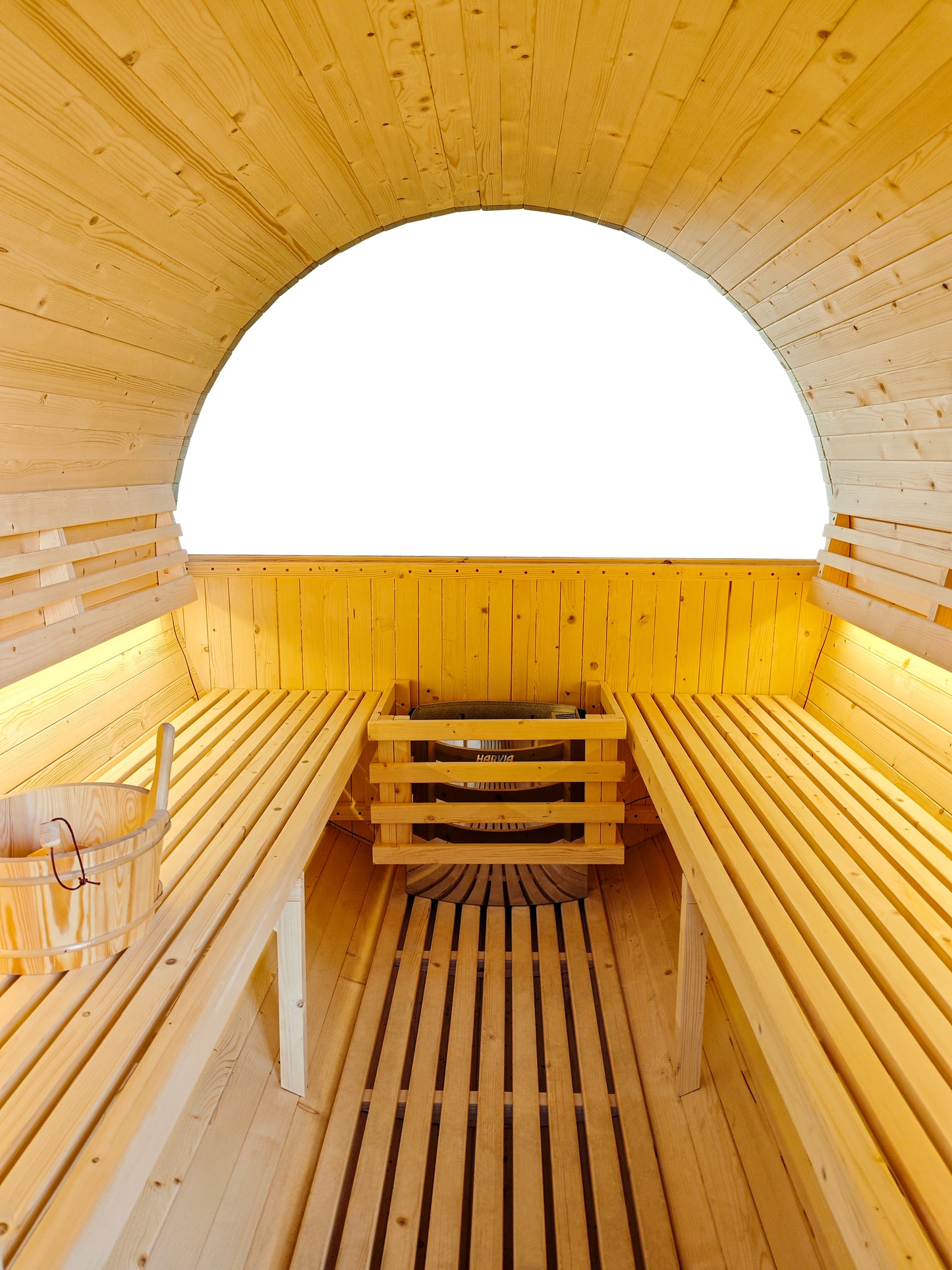 Sauna Plunge- Pennine Barrel 4-6 Person Outdoor Sauna