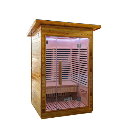 Sauna Plunge- Yorkshire Cabin Infrared 2 Person Outdoor Sauna