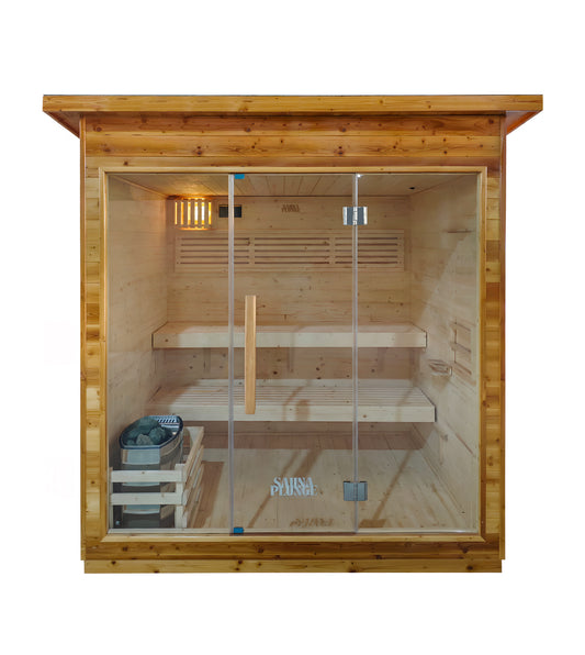 Sauna Plunge- Bronte Traditional Cabin 6 Person Outdoor Sauna