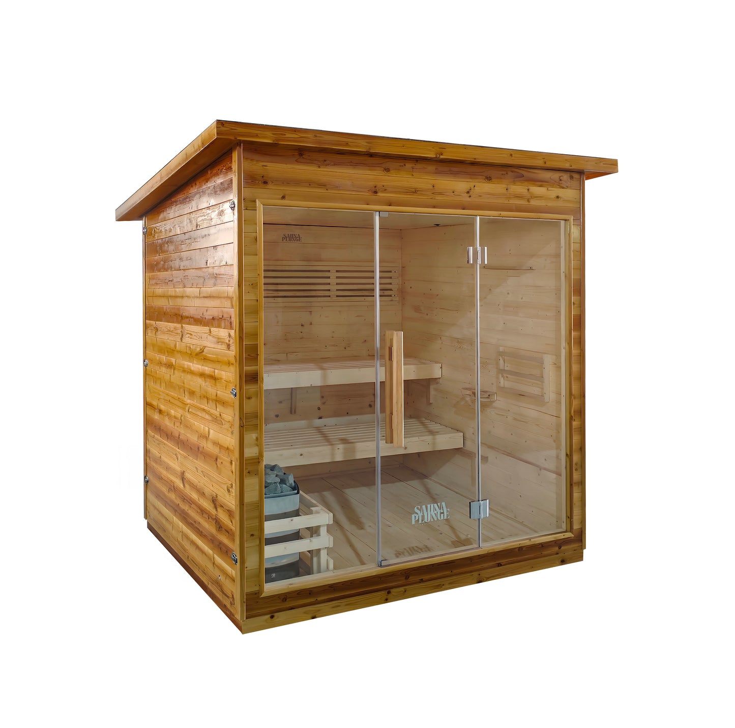 Sauna Plunge- Bronte Traditional Cabin 6 Person Outdoor Sauna