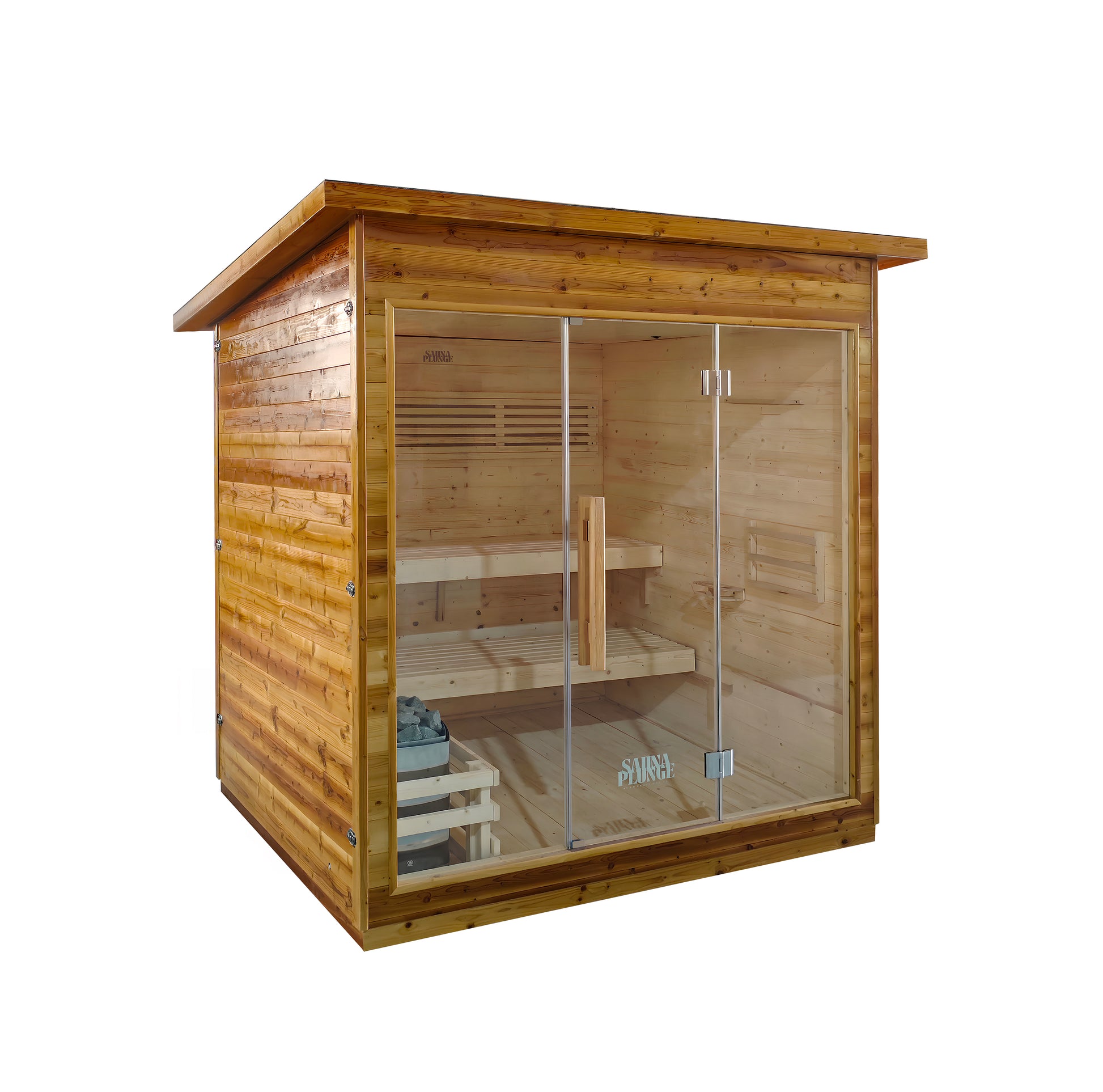 Sauna Plunge- Bronte Traditional Cabin 6 Person Outdoor Sauna
