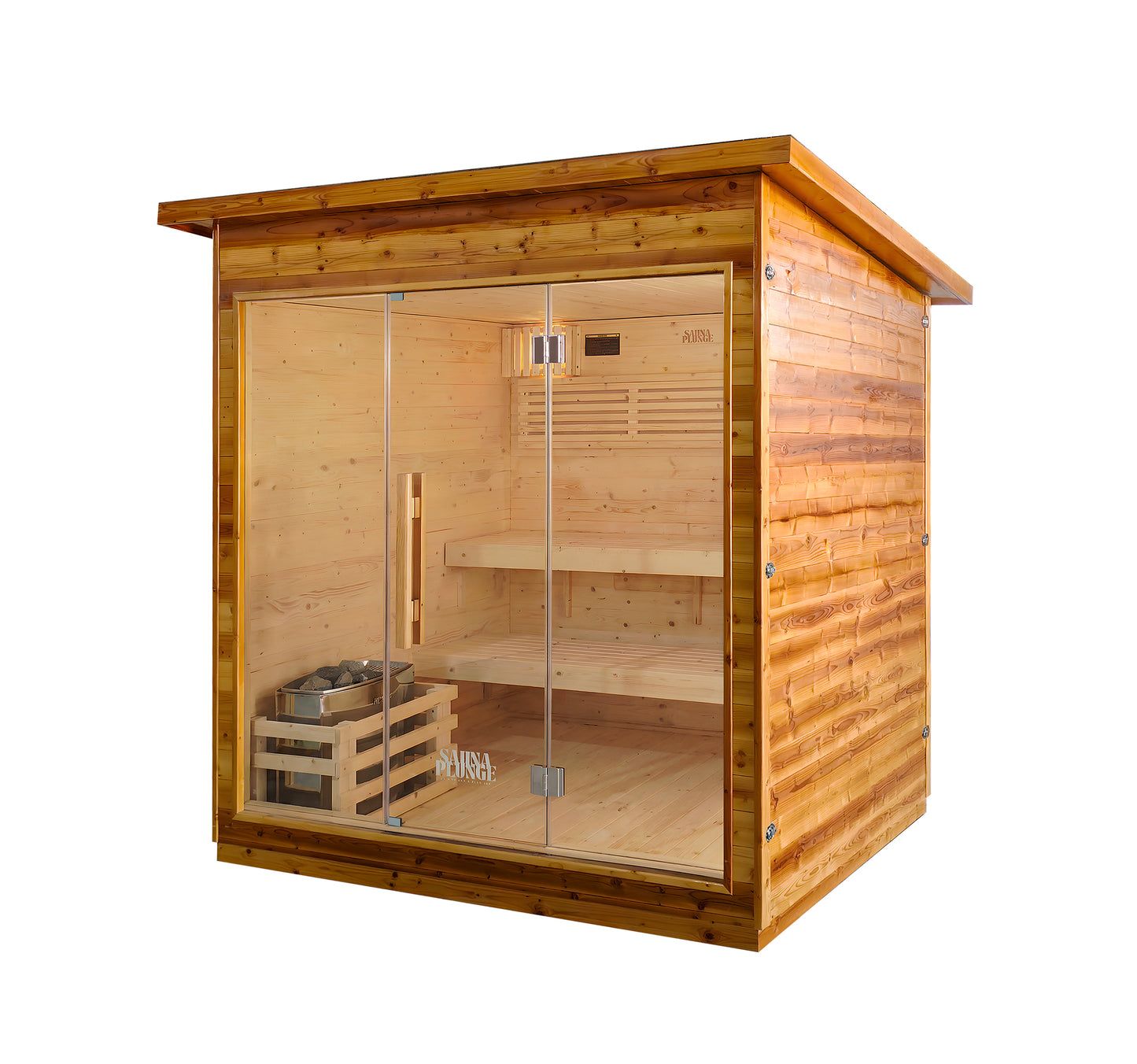 Sauna Plunge- Bronte Traditional Cabin 6 Person Outdoor Sauna