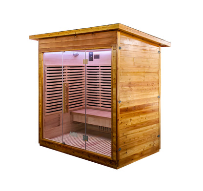 Sauna Plunge- Yorkshire Cabin Infrared 4 Person Outdoor Sauna