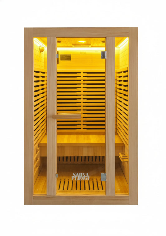 Sauna Plunge - Dales Glow Infrared 2 Person Indoor Sauna