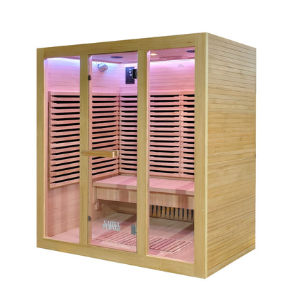 Sauna Plunge- Dales Glow Indoor Infrared 4 Person Sauna