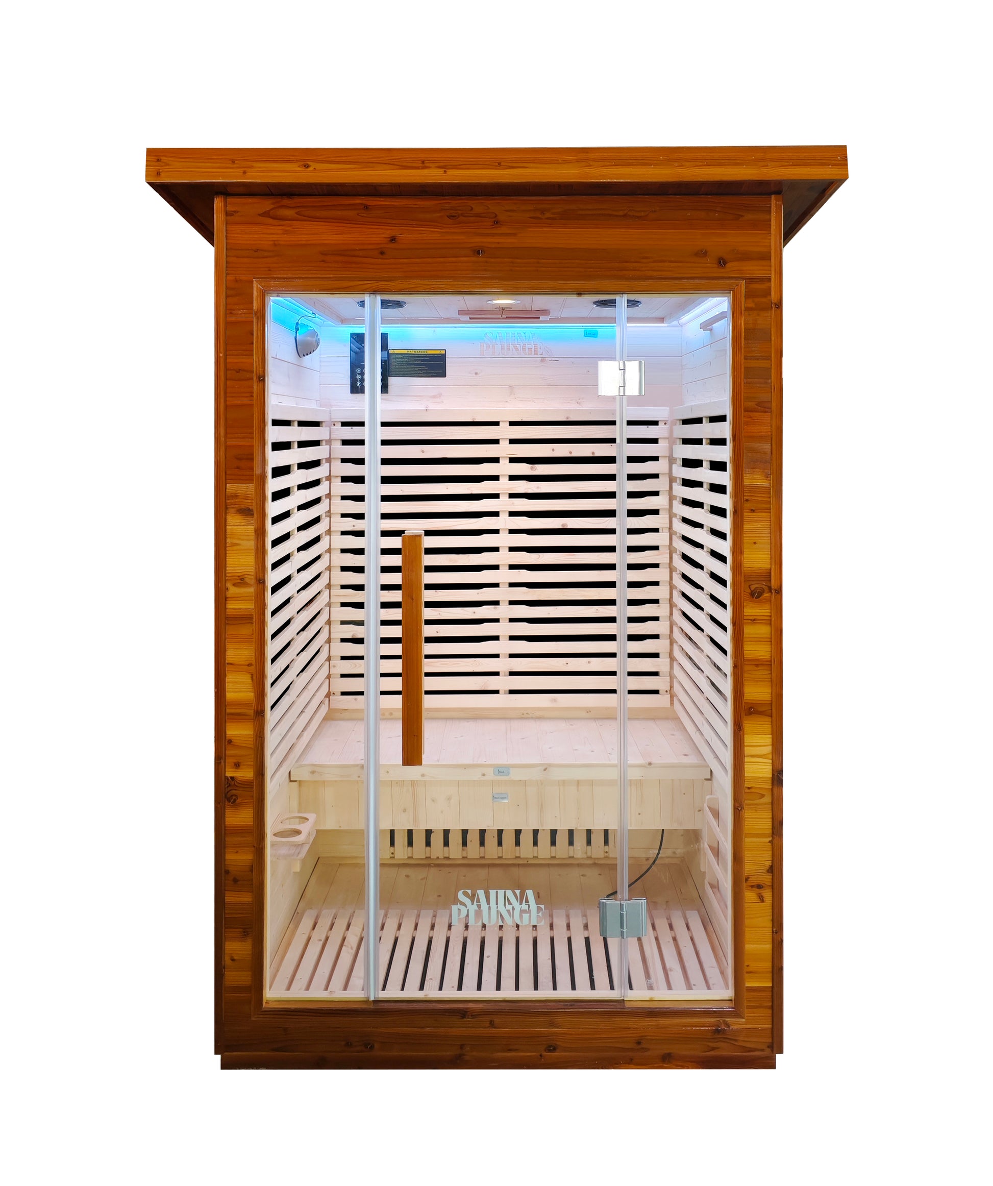 Sauna Plunge- Yorkshire Cabin Infrared 2 Person Outdoor Sauna - The Reviva Hub