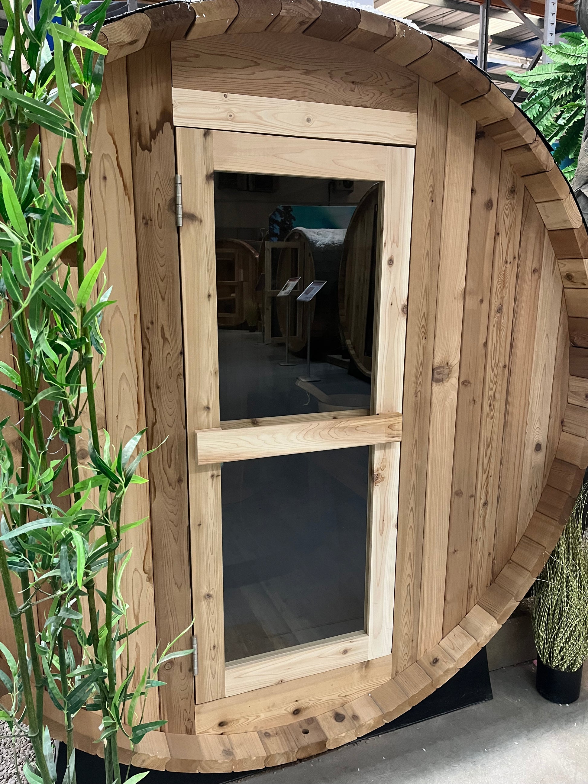 Fonteyn- Outdoor Barrel Sauna 6ft Rustic