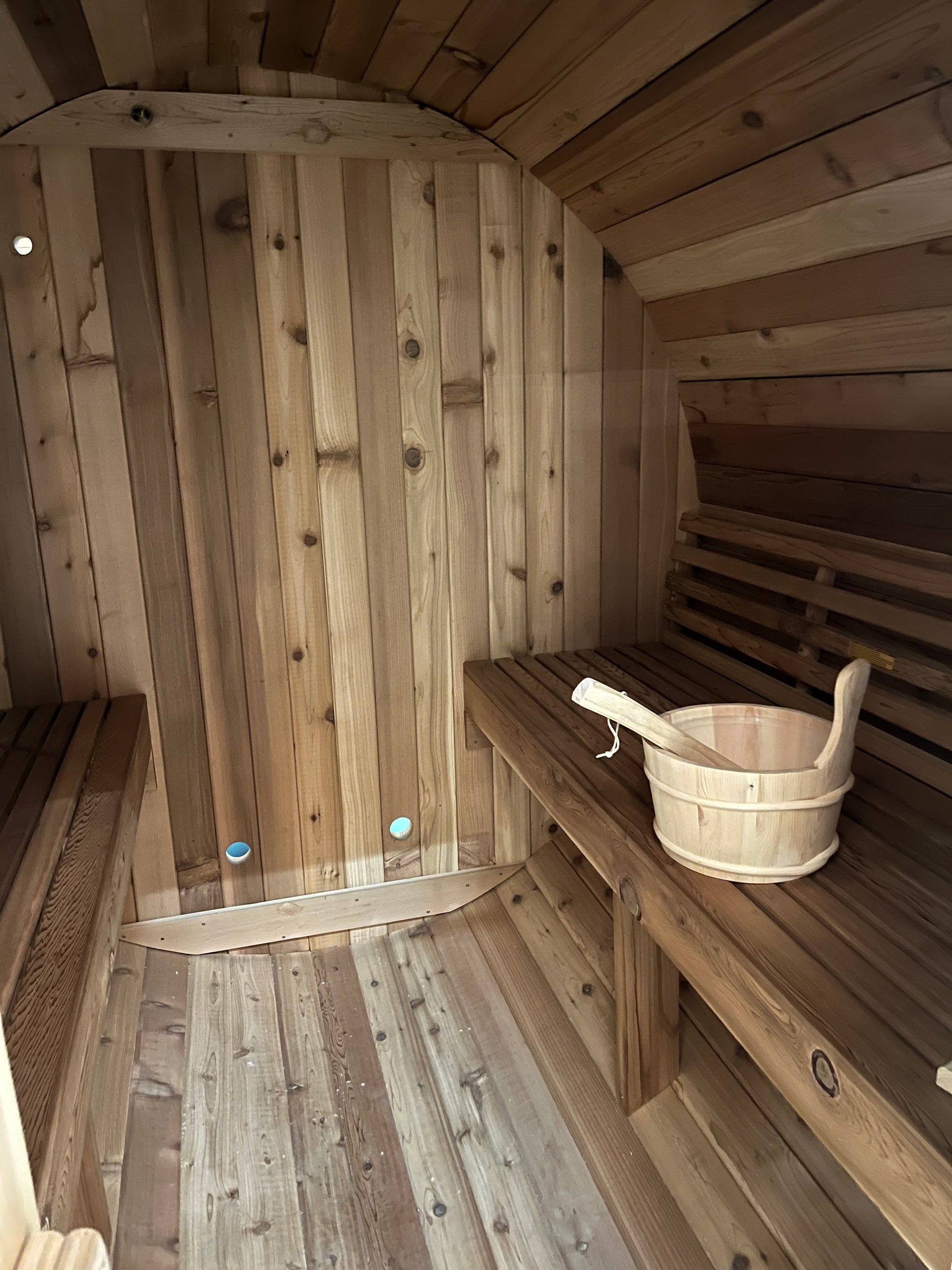 Fonteyn- Outdoor Barrel Sauna 6ft Rustic