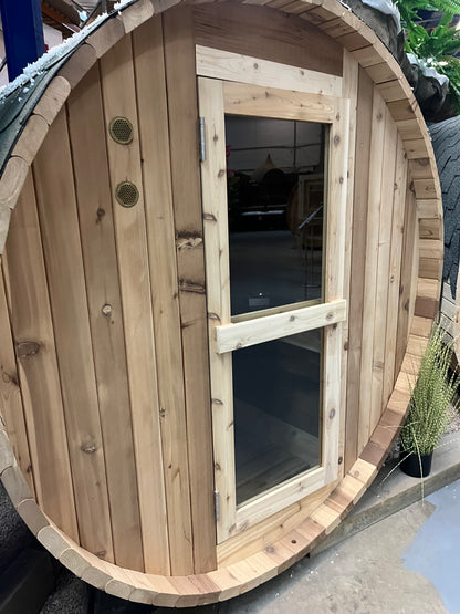 Fonteyn- Outdoor Barrel Sauna 8ft Rustic