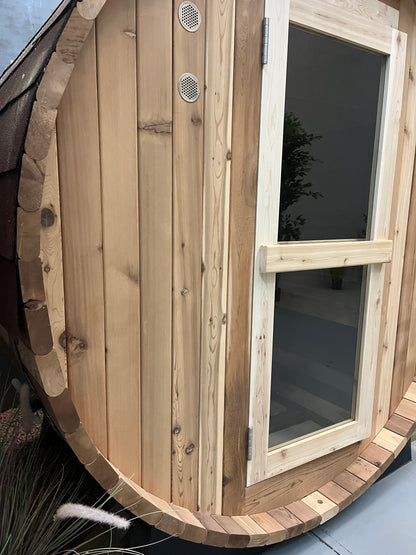 Fonteyn- Outdoor Barrel Sauna 4ft Rustic