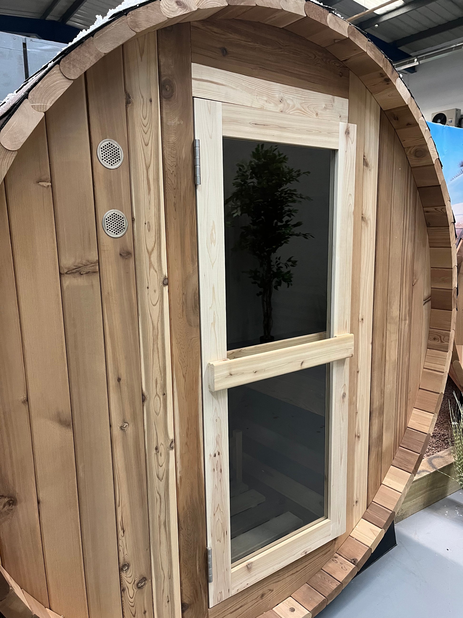 Fonteyn- Outdoor Barrel Sauna 4ft Rustic