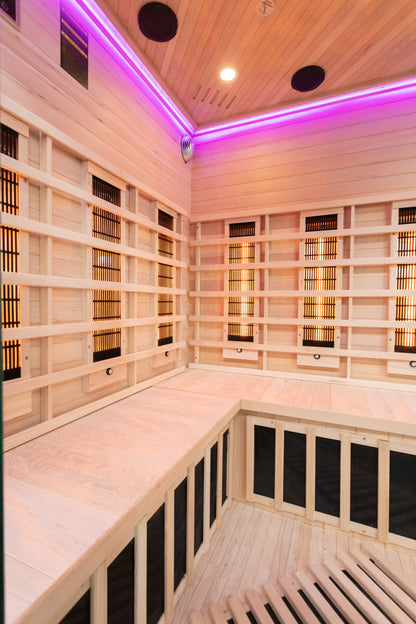 Miracle Sauna: 4 Person Corner Far Infrared Sauna - The Reviva Hub