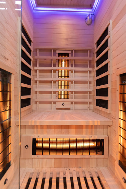 Miracle Sauna- UK-Lux: 2 Person Far Infrared Sauna - The Reviva Hub