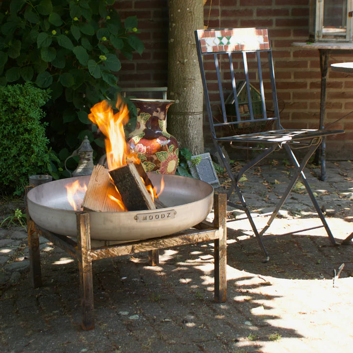 MOODZ - Fire Bowl Square Feet - Carbon Black 80cm - The Reviva Hub