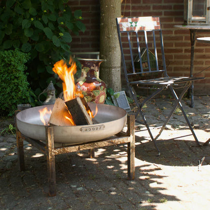 MOODZ - Fire Bowl Square Feet - Carbon Black 100cm - The Reviva Hub