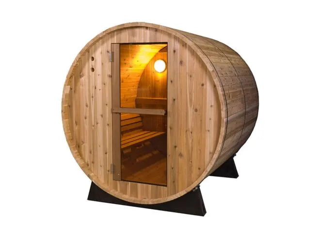 Fonteyn- Barrel Sauna 4ft Rustic - The Reviva Hub