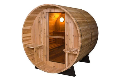 Fonteyn- Barrel Sauna 7+1 ft. Rustic - The Reviva Hub