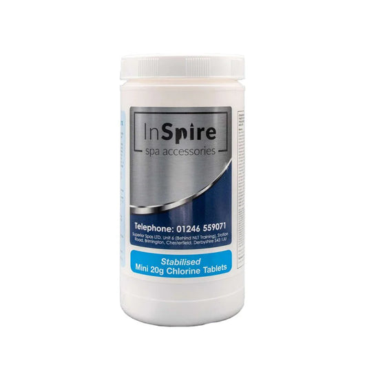 Superior Wellness InSpire Stabilised Chlorine Tablets 1kg - The Reviva Hub