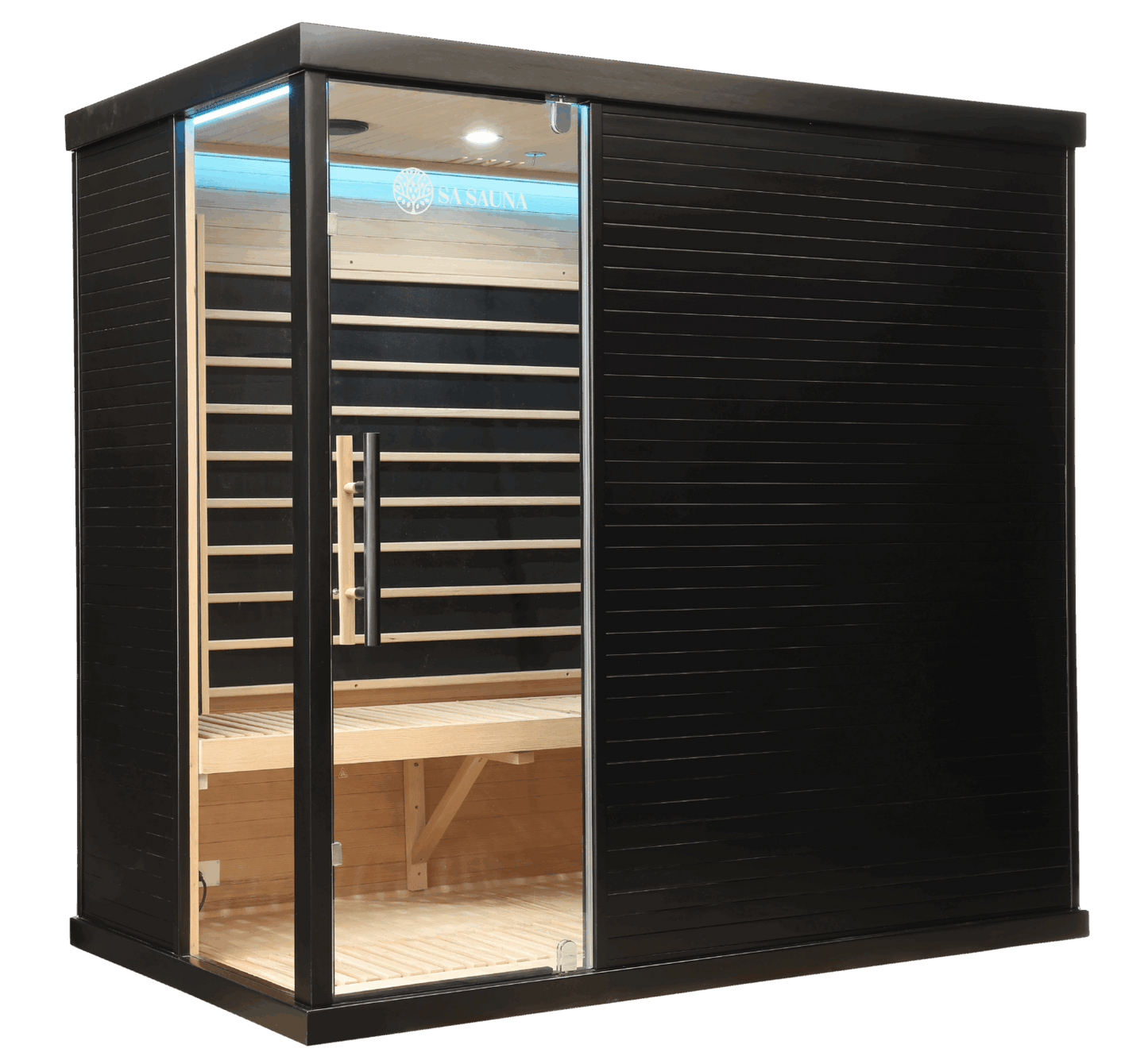 Miracle Sauna- Premium Black Box Far Infrared Sauna: 4 Person - The Reviva Hub