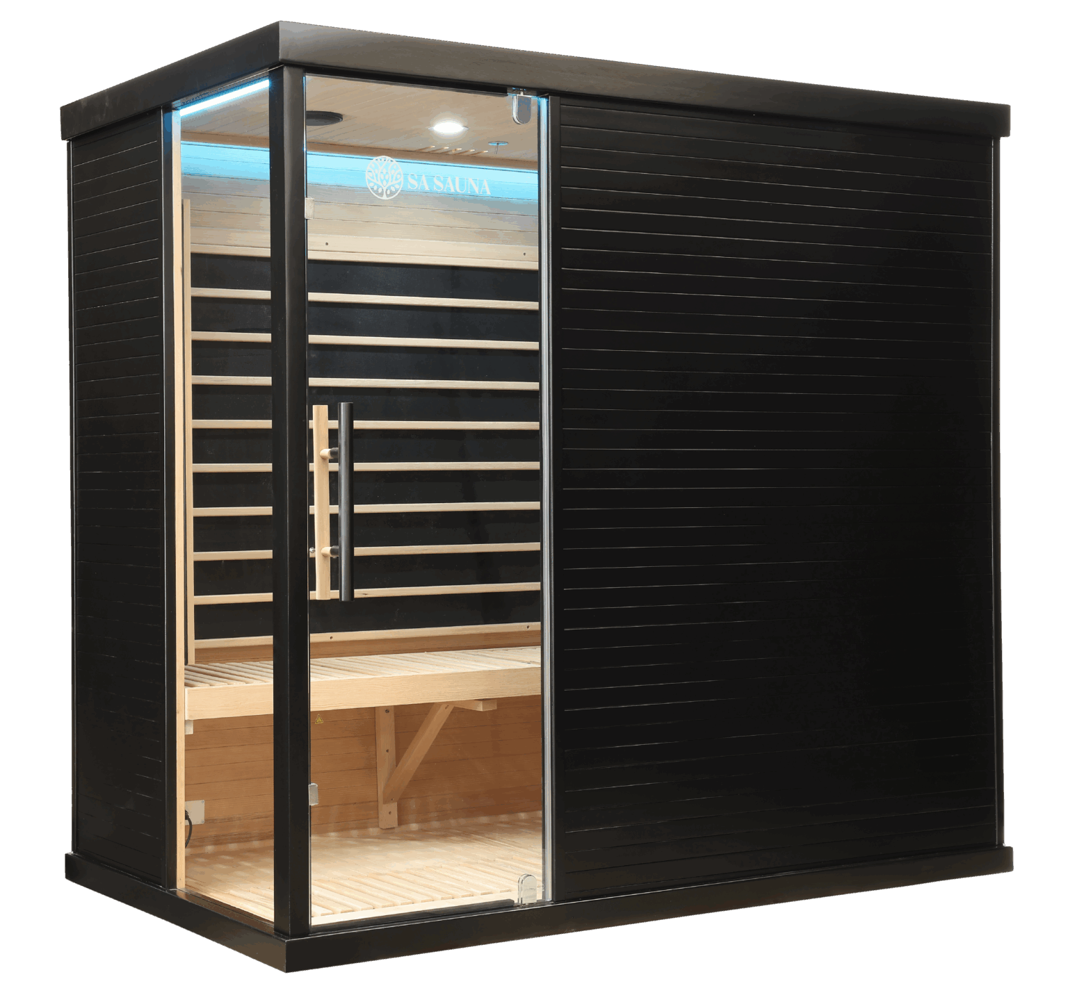 Miracle Sauna- Premium Black Box Far Infrared Sauna: 4 Person - The Reviva Hub