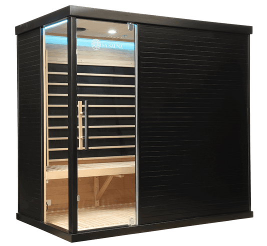 Miracle Sauna- Premium Black Box Far Infrared Sauna: 4 Person - The Reviva Hub