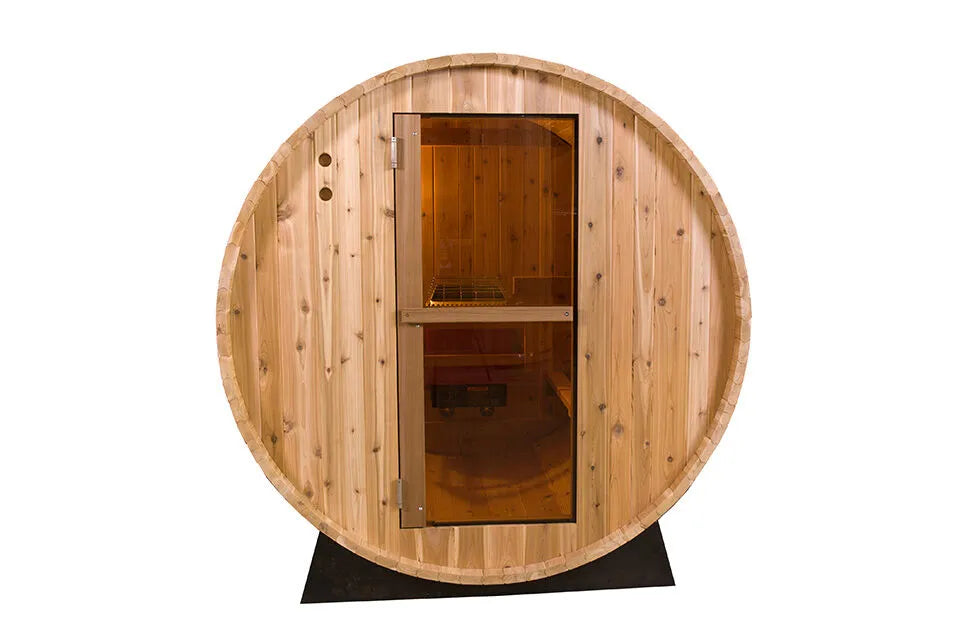 Fonteyn- Barrel Sauna 4ft Rustic - The Reviva Hub