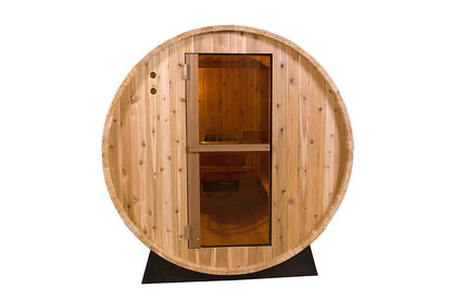 Fonteyn- Barrel Sauna 4ft Rustic - The Reviva Hub