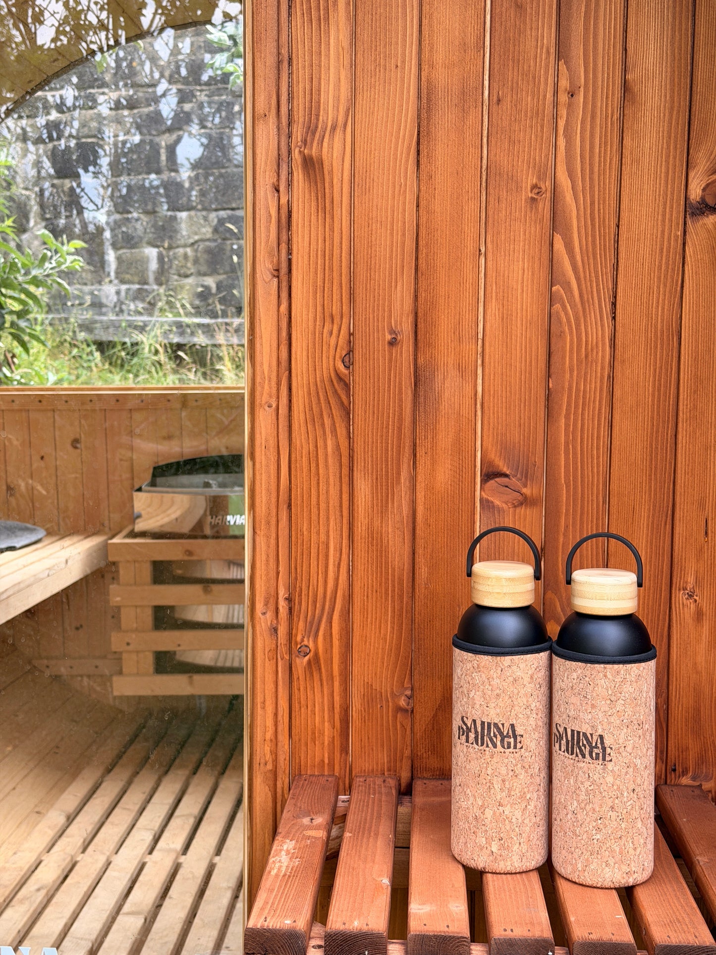 Sauna Plunge- Cork Insulation Sauna Bottle
