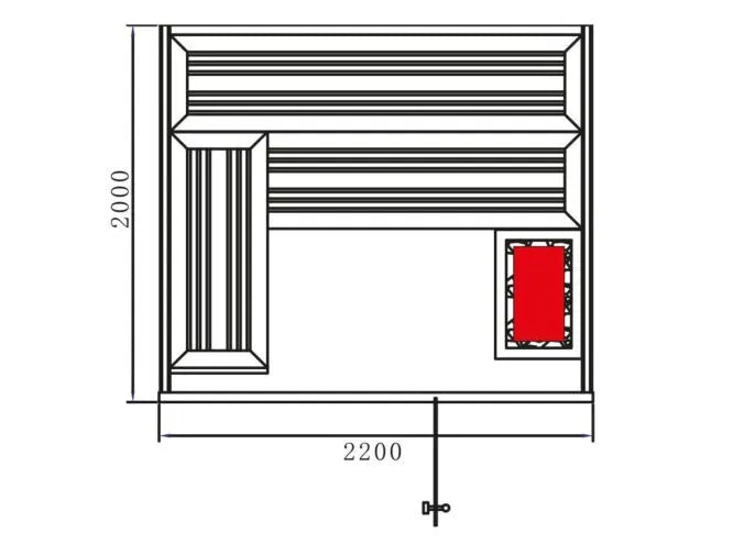 Fonteyn- Sauna Luxor 220 - The Reviva Hub