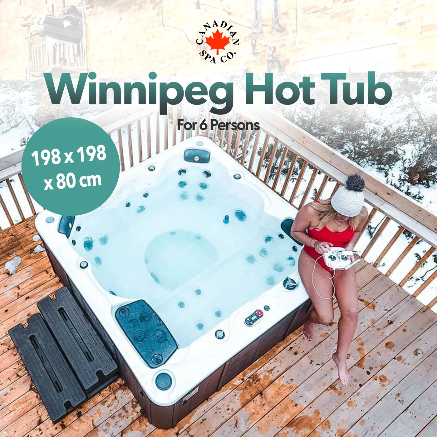 Canadian Spa Company - Winnipeg 5-6 Person Hot Tub - The Reviva Hub